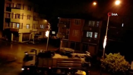 Sağanak yağış gece boyunca etkili oldu