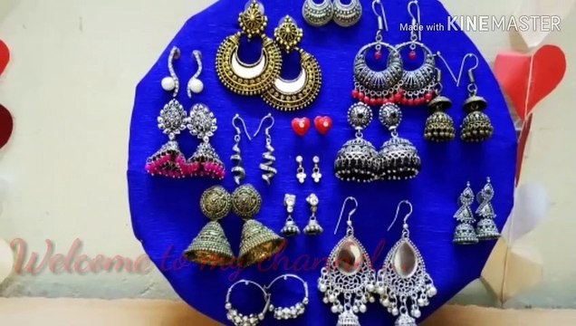 Diy Easy Earring Holder/Earring Organizer Using Thermocol