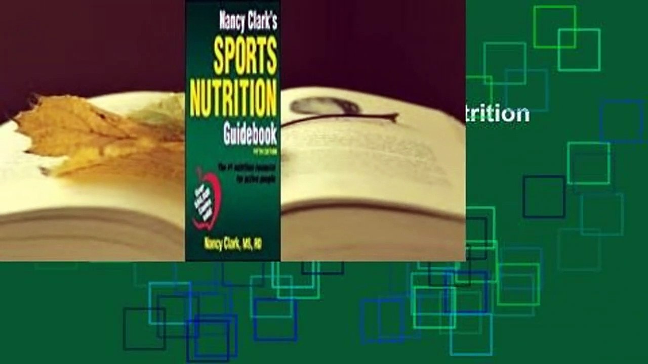 Full version Nancy Clark's Sports Nutrition Guidebook For Kindle