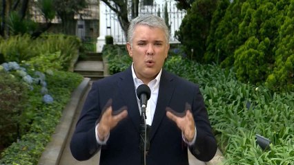 Iván Duque llama a la calma a los manifestantes en Colombia