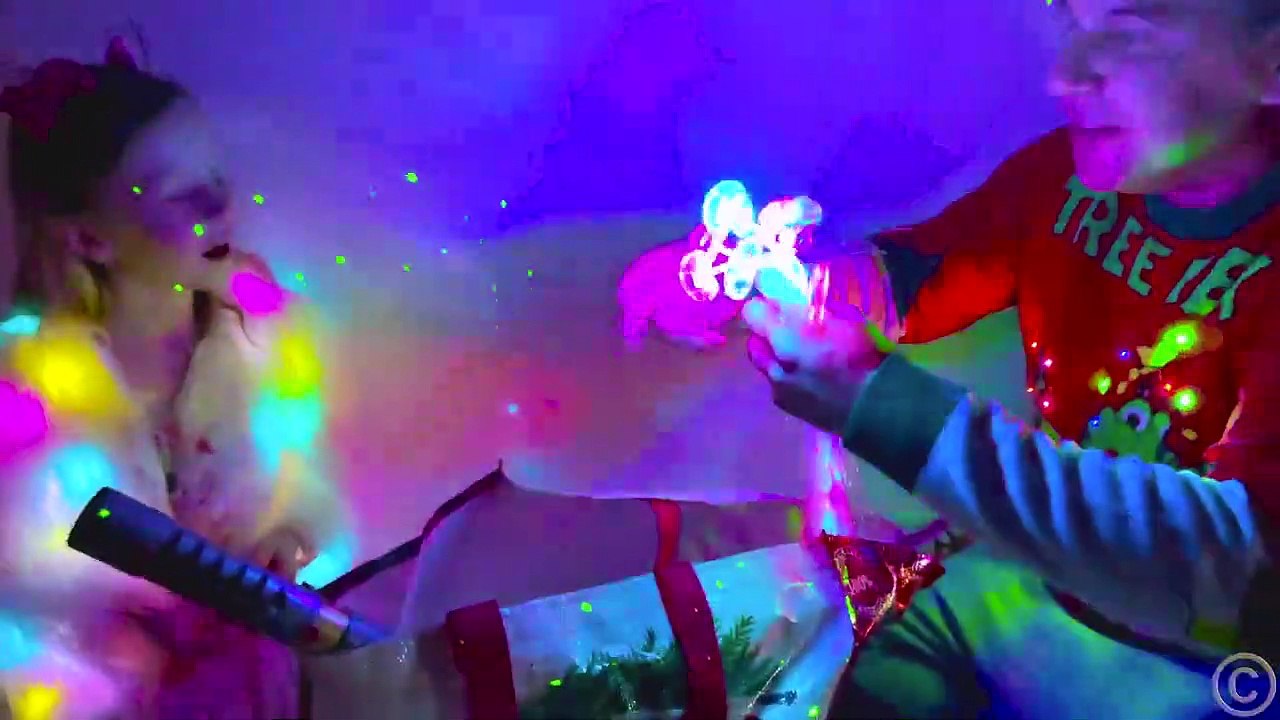 Nastya Plays With Shadow Puppets And Glowing Toys