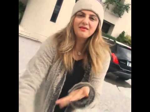 باسكال مشعلاني تتحدى البرد