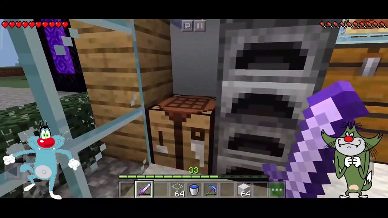 Oggy Make New Automatic Sugarcane Farm | Minecraft Part 18 With Oggy And Jack