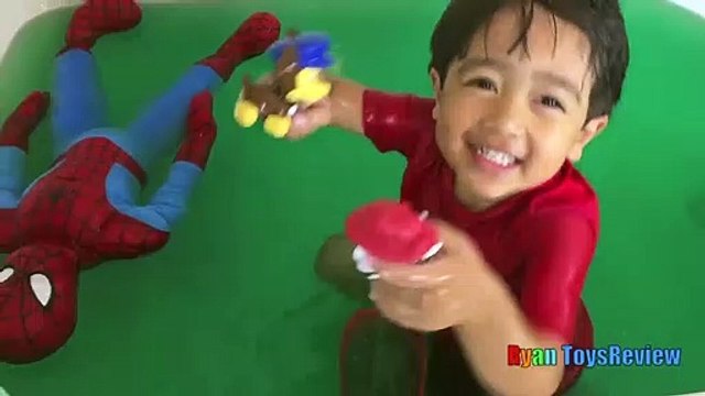Ryan playing with slime hotsell