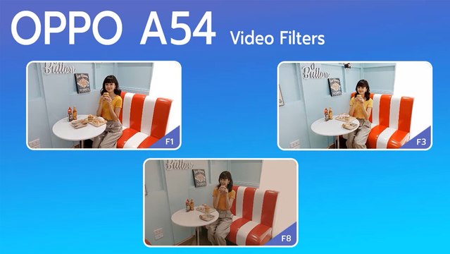 OPPO A54 สนุกกับ Video Filters กล้องหลัง