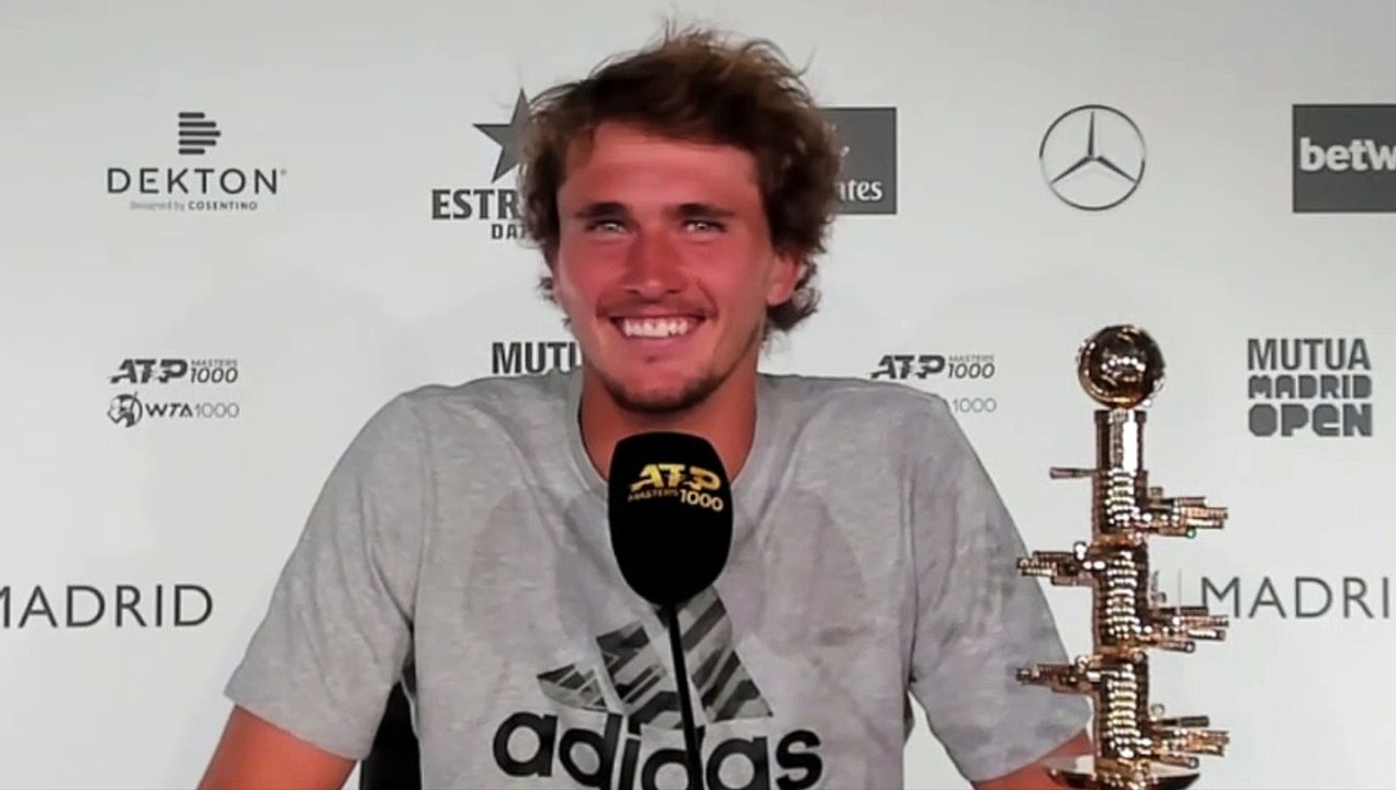ATP - Madrid 2021 - Alexander Zverev : "I just won a Masters and there's none in German ? As you see, the Germans really don't care"