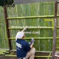 Making a Bamboo Fence (Kenninji-Gaki)