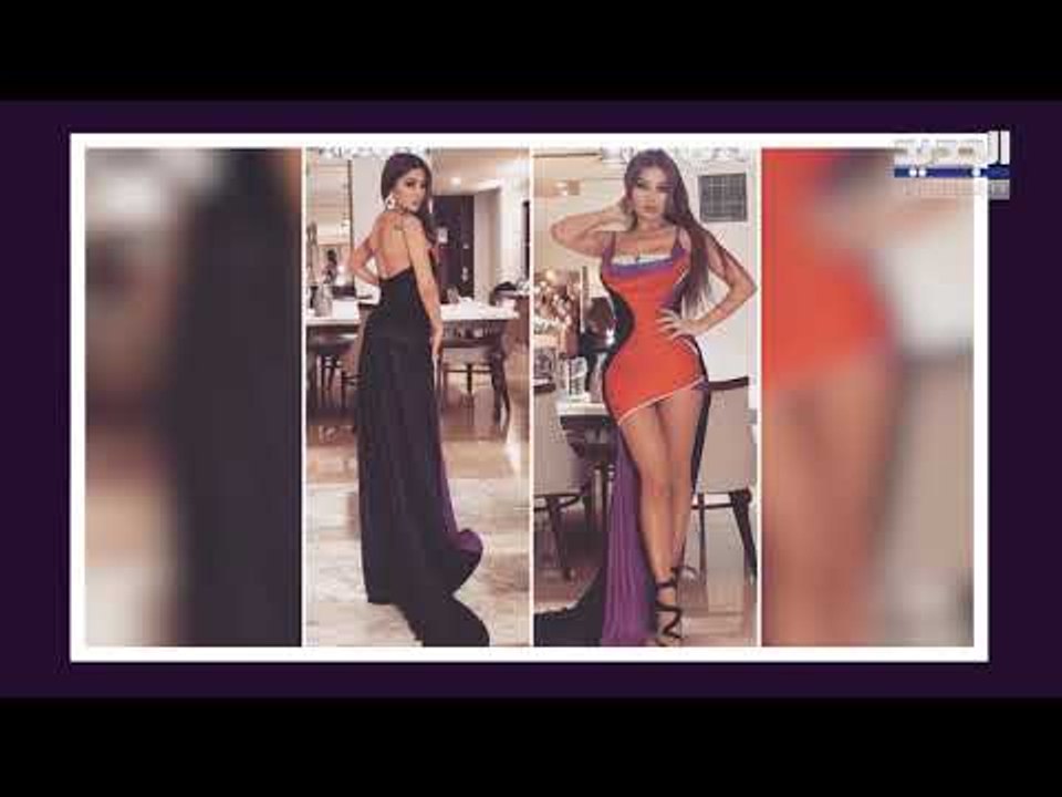 حيوان غريب يقتحم غرفة هيفا وهبي في المكسيك و اطلالة بفستان ملفت