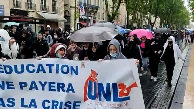 Marseille. Les étudiants demandent l'annulation du BAC (video)