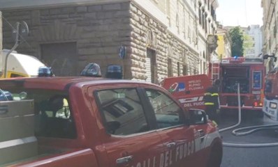 Trieste - Rogo in un appartamento in via Belpoggio (10.05.21)