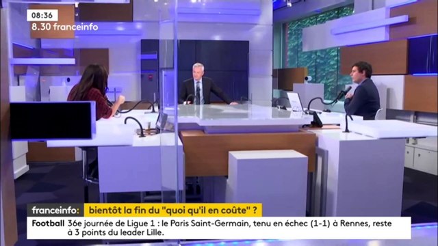 Le ministre de l'Economie Bruno Le Maire trouve légitime la demande des commerces fermés durant la crise sanitaire de pouvoir ouvrir le dimanche - VIDEO