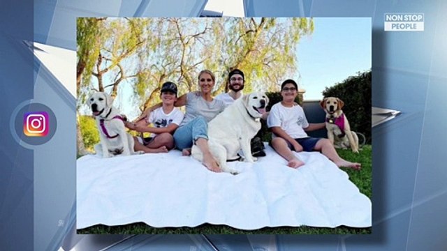 Céline Dion partage un très rare cliché de ses trois fils pour la Fête des mères