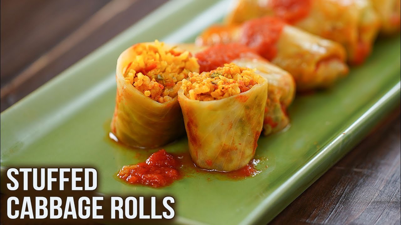 How To Make Stuffed Cabbage Rolls | Cabbage Rolls Recipe | Best Starter Recipe | Ruchi