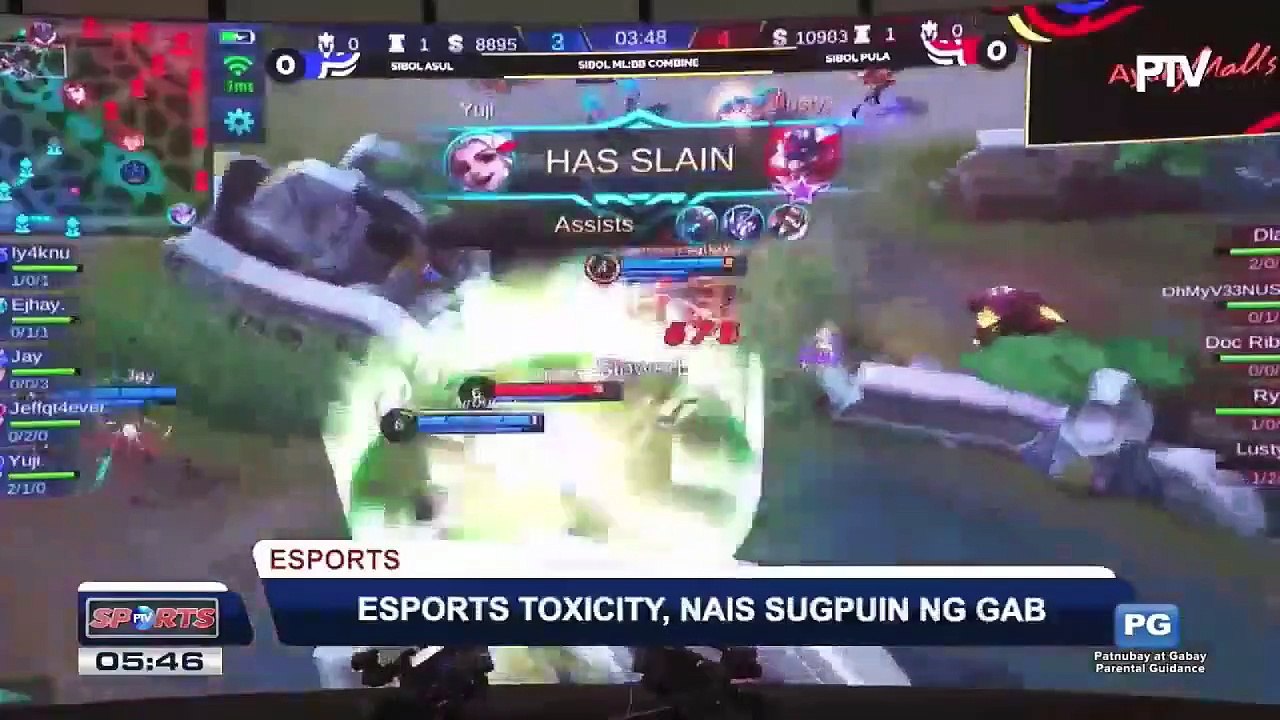 Esports toxicity, nais sugpuin ng Games and Amusements Board