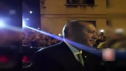 Erdoğan'a doğup büyüdüğü yerde coşkulu karşılama