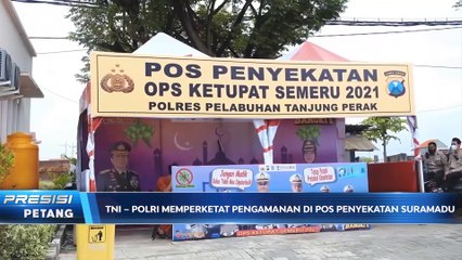 Polda Jatim Pantau Penyekatan di Suramadu & Tol Ngawi