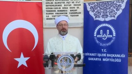 Erbaş: "Tüm dünyanın gözü önünde Filistin halkına karşı büyük bir soykırım yapılmaktadır"
