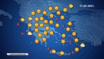 Η πρόγνωση του καιρού για την Τρίτη 11-05-2021