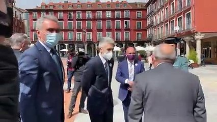 Gritos de "maricón" al ministro Marlaska durante su visita a Valladolid