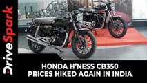 Honda H’Ness CB350 Prices Hiked Again In India
