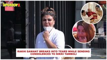 Rakhi Sawant Breaks Into Tears While Sending Condolences To Nikki Tamboli On Her Brother's Demise