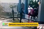 Miraflores: empresario fue masacrado por cinco sujetos por no pagar deuda