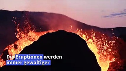 Vulkan-Spektakel auf Island