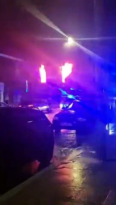 Fire above hair dressers in New Hall Lane, Preston on Sunday, May 9