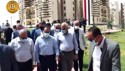 تفقد رئيس الوزراء وحدات اسكان حدائق اكتوبر بديل لعشوائيات الجيزه