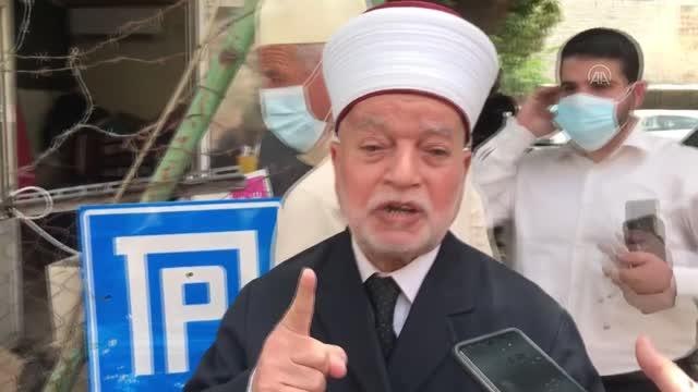 Kudüs ve Filistin Müftüsü Şeyh Hüseyin: Filistinliler, kutsallarını, dinlerini, namuslarını ve şereflerini savunuyor