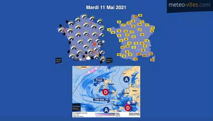 bulletin meteo de lundi 10 mai 2021