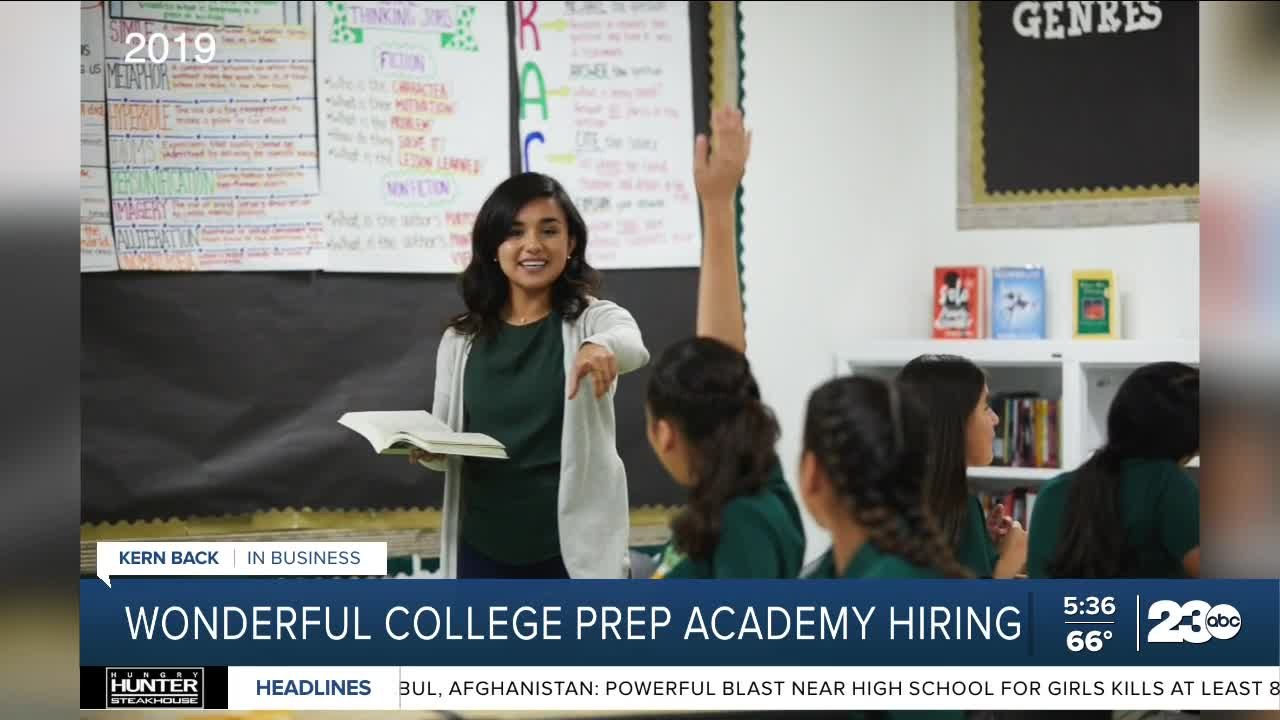 Wonderful College Prep Academy hiring for multiple positions
