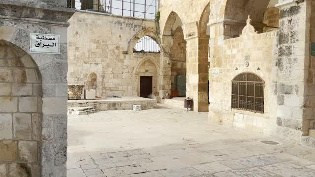 İsrail polisi, Mescid-i Aksa'da nöbet tutan Filistinlilere saldırdı (12)