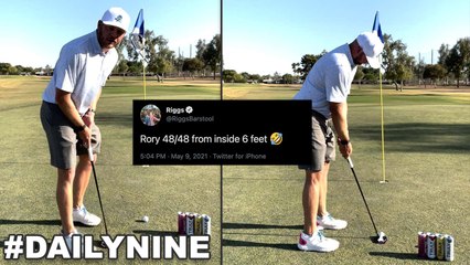 At One Point This Weekend Rory McIlroy Was 48/48 From Inside 6 Feet...