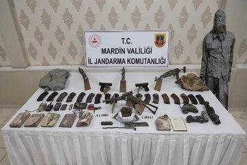 Son dakika haberleri | MARDİN'DE ETKİSİZ HALE GETİRİLEN 7 TERÖRİSTİN MÜHİMMATI ELE GEÇİRİLDİ