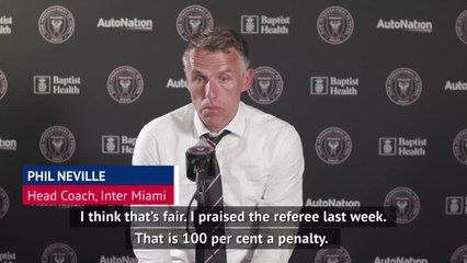 Neville fuming with referee after Inter denied late penalty