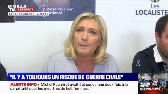 Hommage à Avignon: Marine Le Pen regrette que le gouvernement fasse le choix de réserver les invitations au bureau de l'Assemblée nationale