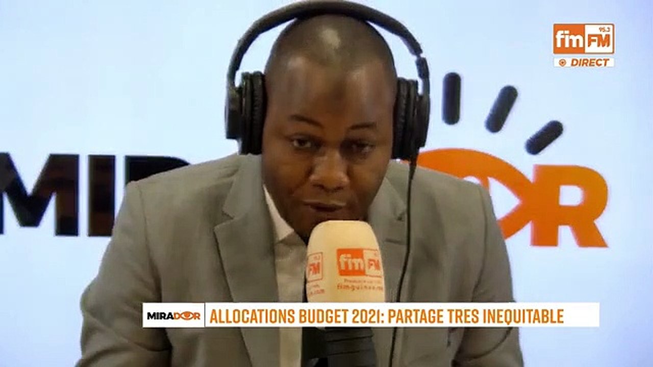 Guinée / Allocation du budget 2021  les gagnants et les perdants d'un partage inéquitable