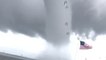 Waterspout forms over Barnegat Bay