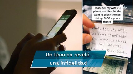 Mujer manda reparar el celular de su esposo y descubre lo peor