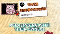 Cats & Dogs Singing With Their Owners - Funny And Cute Animal Compilation
