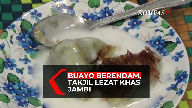 Kue Buayo Berendam, Takjil Khas Jambi Untuk Berbuka Puasa