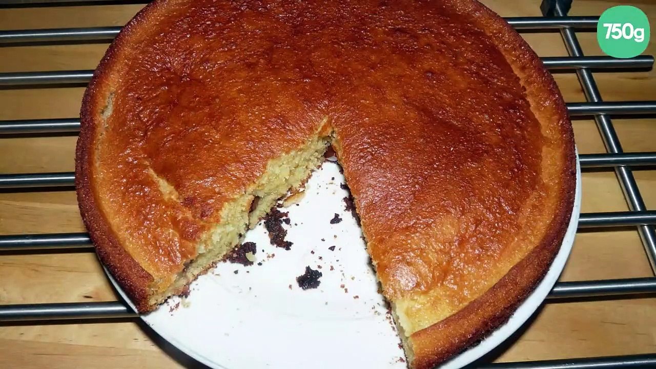 Gateau yaourt aux pépites de chocolat et noix de coco rapée