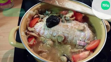 Rôti de dinde aux pruneaux