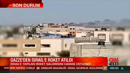 Son dakika haberi: Hamas"tan İsrail'e roket saldırısı