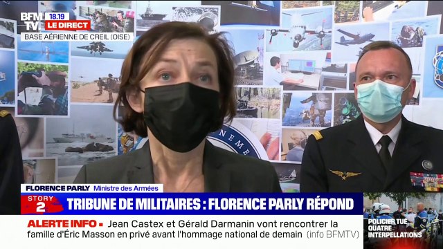 Tribune de militaires: Florence Parly dénonce une grossière machination politique