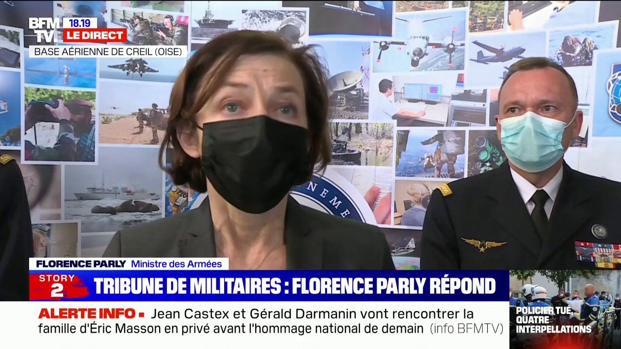 Tribune de militaires: Florence Parly dénonce "une grossière machination politique"