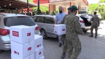 HANİ ELEZİT - Türk askerinden Kosovalı 500 aileye gıda desteği