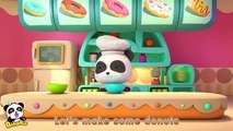 ❤ Baby Panda Donut Shop | Animation & Kids Songs collections For Babies | BabyBus