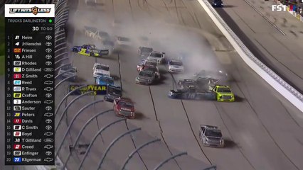 NASCAR Truck Series Darlington 2021 Race Massive Pile Up
